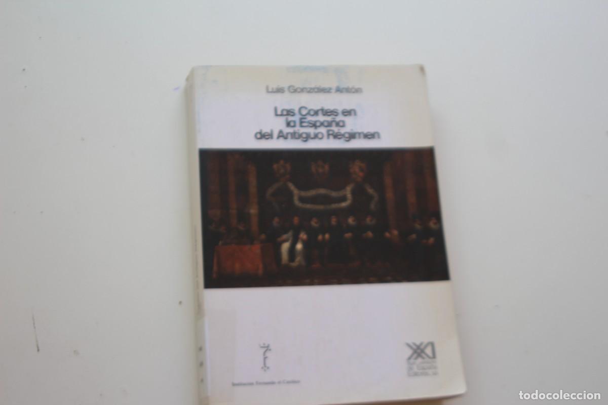 Libros de segunda mano: LAS CORTES EN LA ESPA&Ntilde;A DEL ANTIGUO R&Eacute;GIMEN LUIS GONZALEZ ANTON - Foto 1