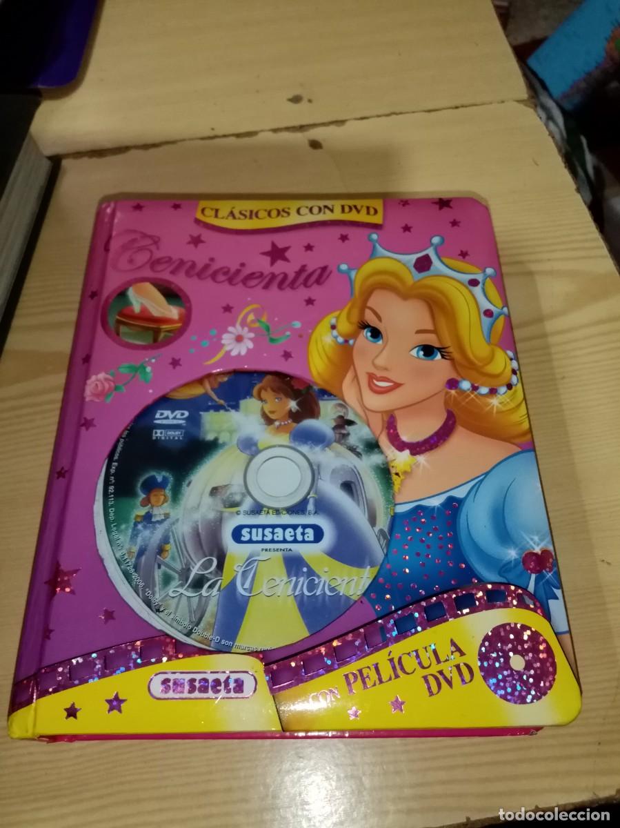 Libros de segunda mano: LIBRO + DVD CLACICOS CON DVD. CENICIENTA. SUSAETA. EST1B1 - Foto 1