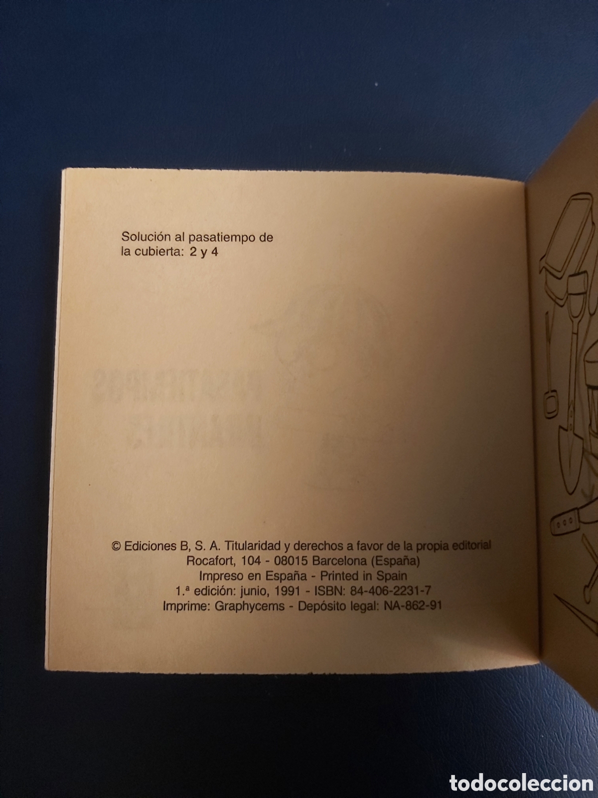 Libros de segunda mano: PASATIEMPOS INFANTILES $ EDICIONES B $ 1 EDICI&Oacute;N JUNIO 1991 - Foto 3