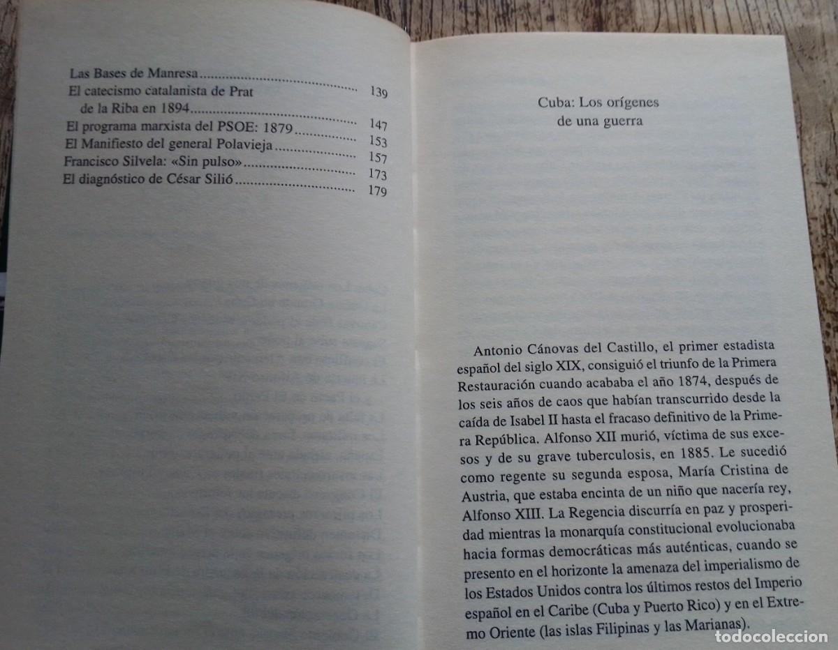 Libros de segunda mano: La regencia y el desastre de 1898. Ricardo de la Cierva - Foto 3