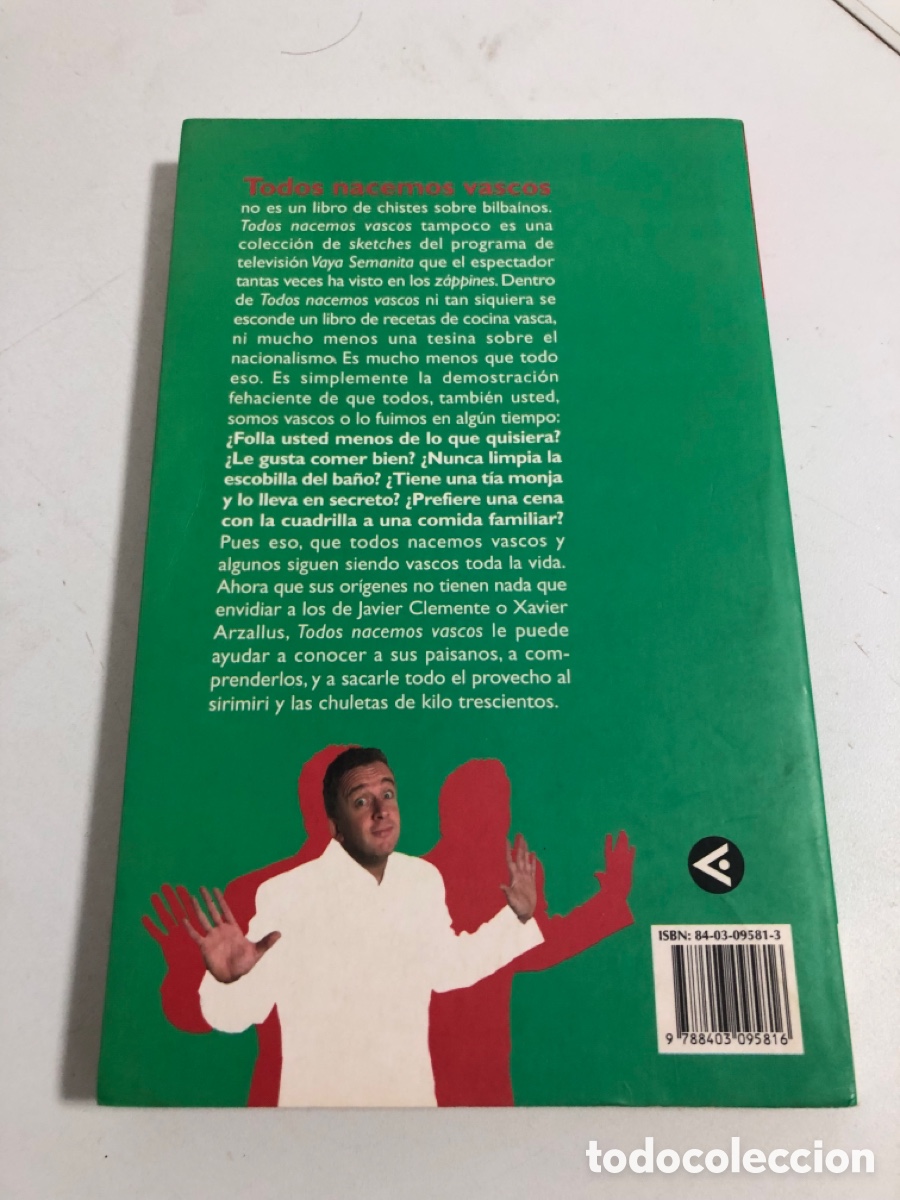 Libros de segunda mano: Todos Nacemos Vascos Oscar Terol - Foto 3