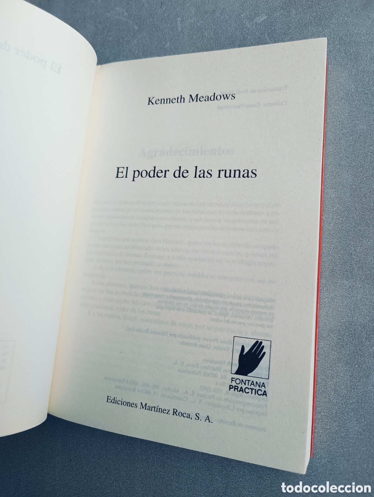 Libros de segunda mano: El poder de las runas. Kenneth Meadows. El conocimiento m&aacute;gico de los sabios celtas. - Foto 3