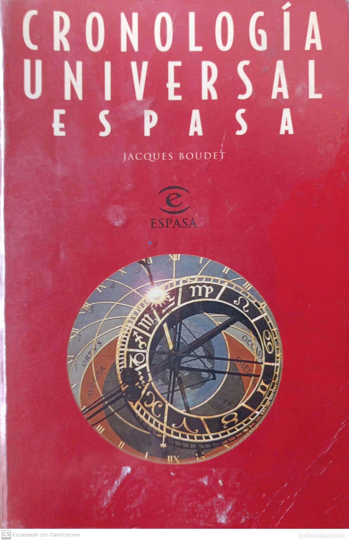 Libros de segunda mano: Cronolog&iacute;a universal espasa - Jacques Boudet - Foto 1