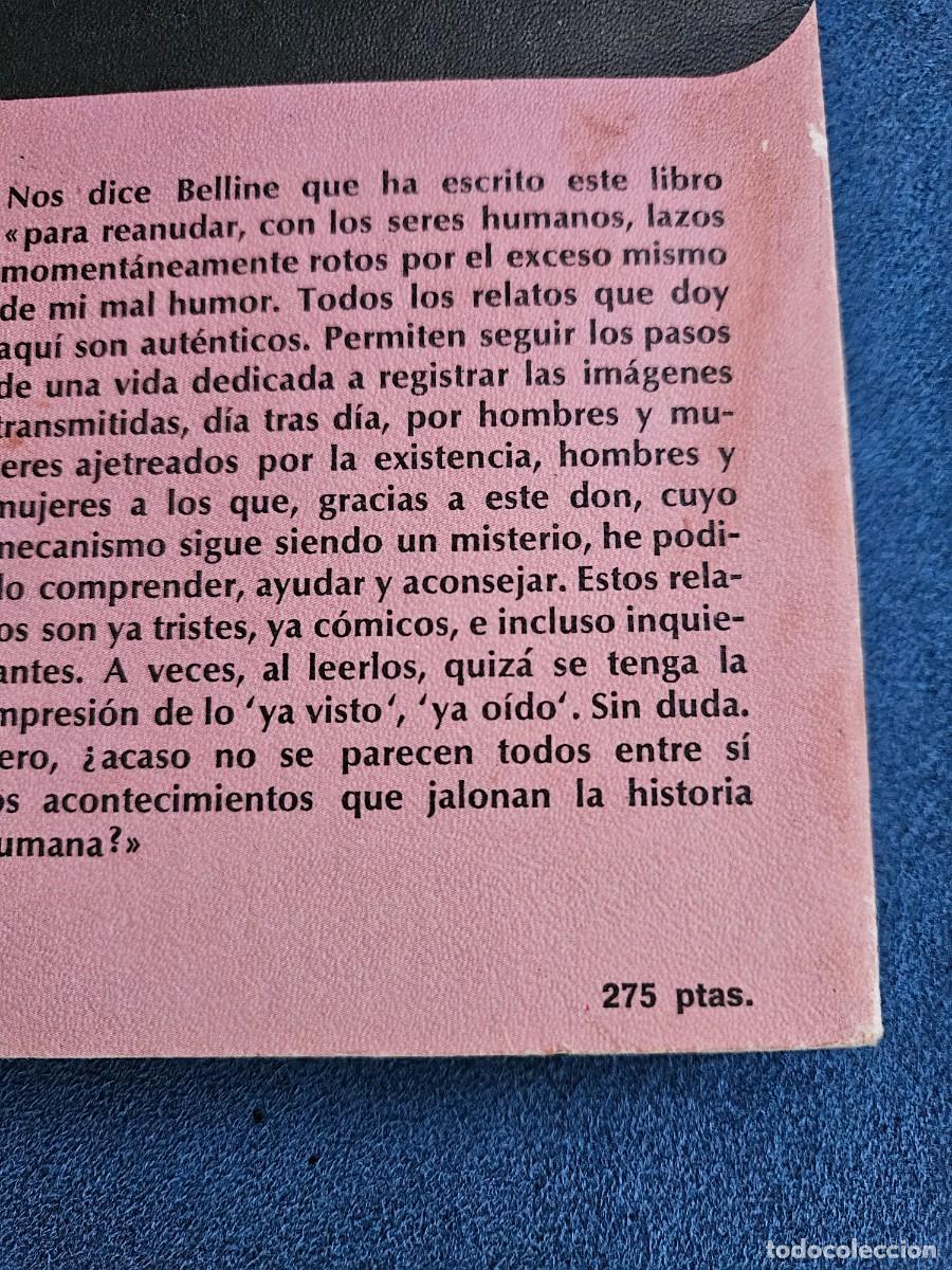 Libros de segunda mano: Un Vidente En Busca Del Futuro De Bellini, 1982. - Foto 5