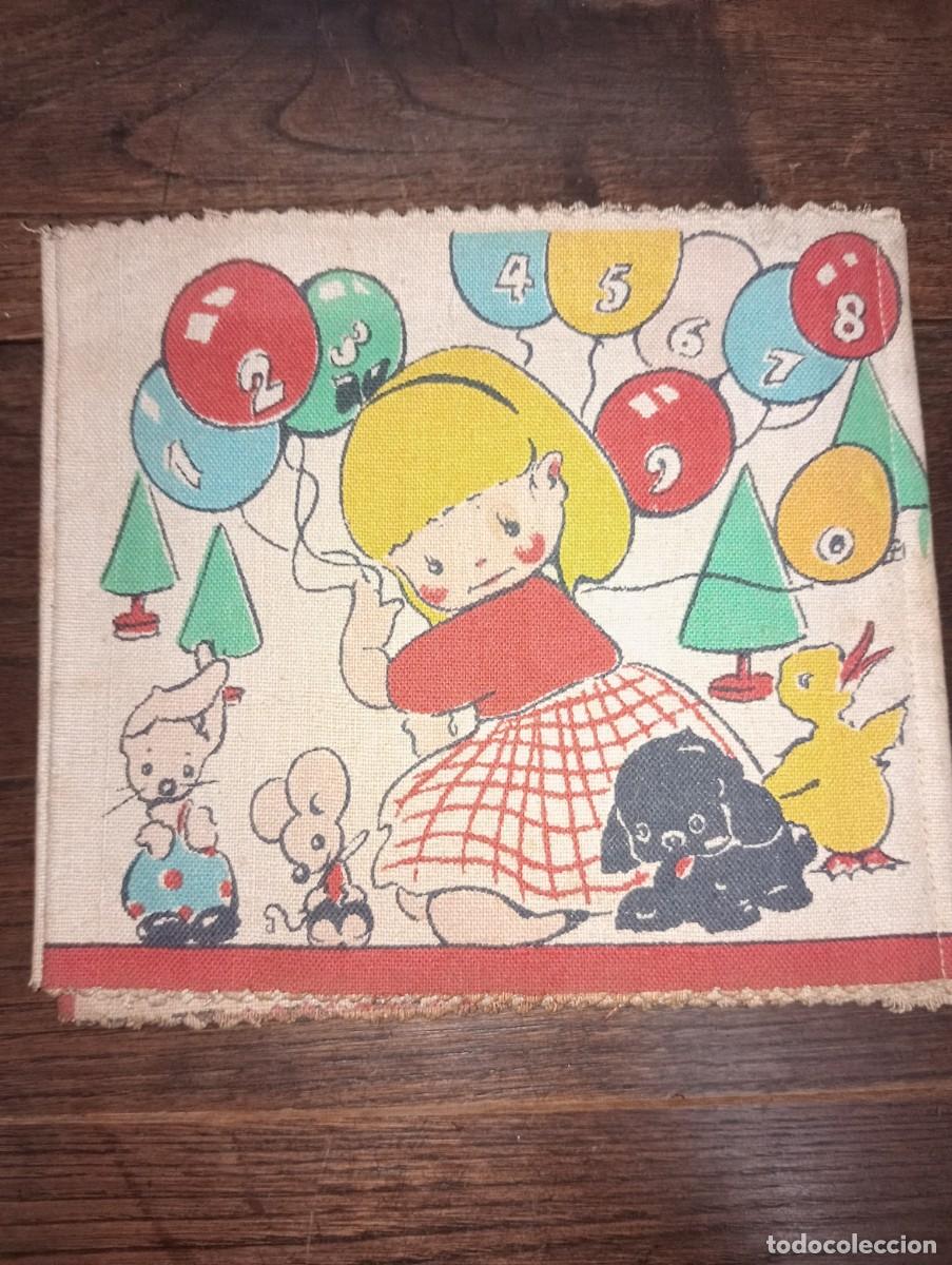 Libros de segunda mano: Libro abecedario en tela1920 - Foto 2