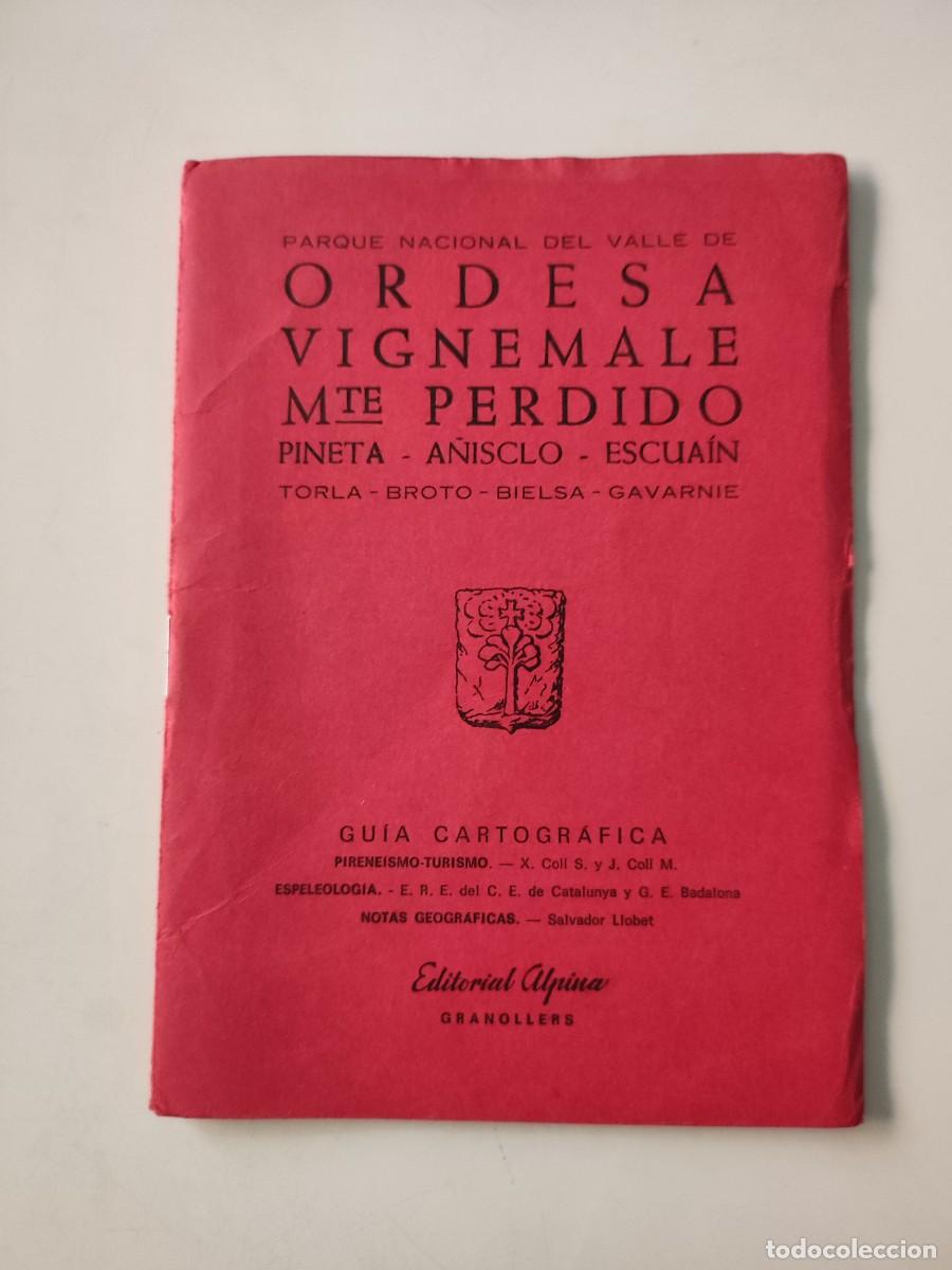 Libros de segunda mano: Ordesa, Vignemale, Monte Perdido. Pi&ntilde;eta... - Foto 1