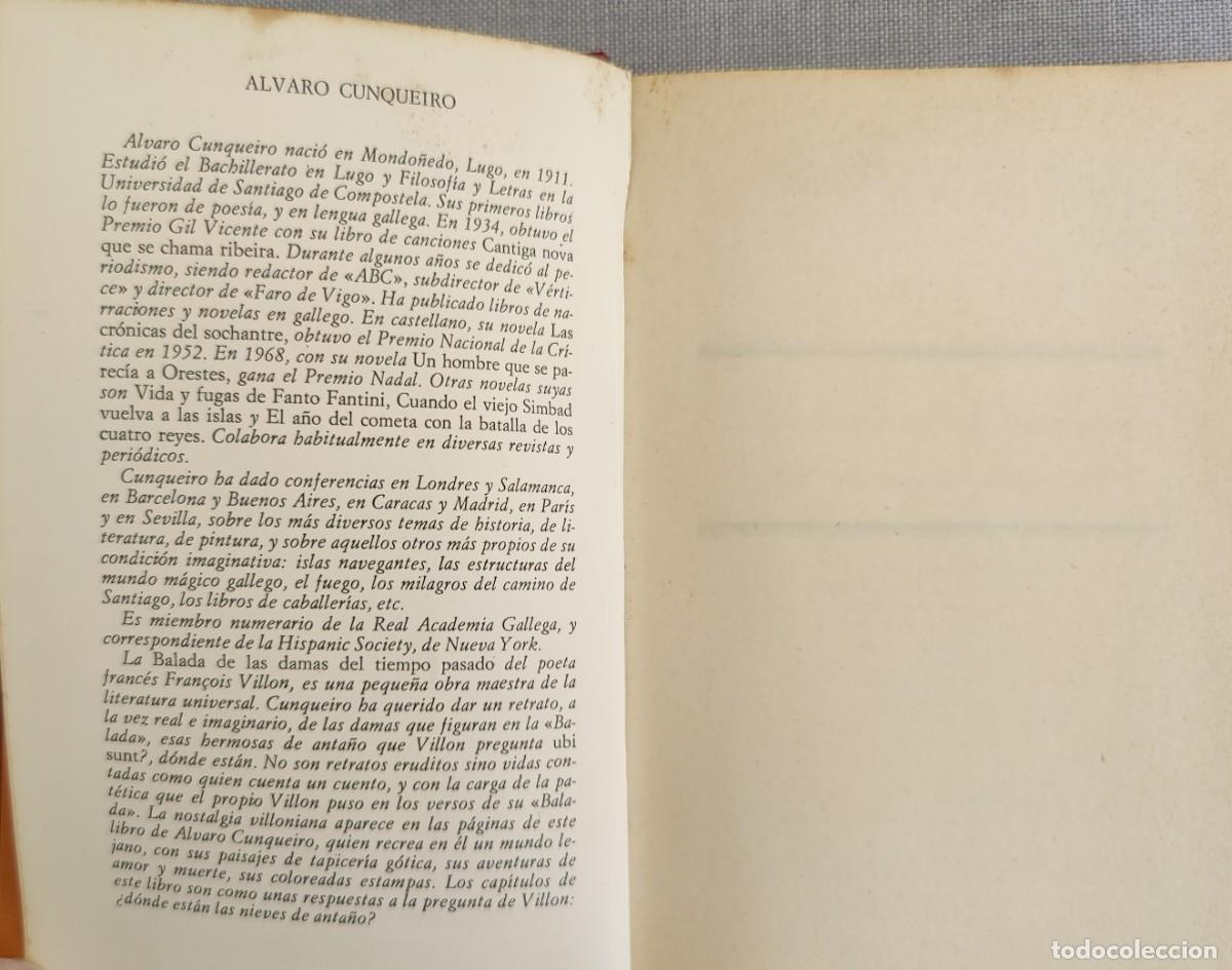 Libros de segunda mano: Libro Balada de las Damas del Tiempo Pasado - Foto 3