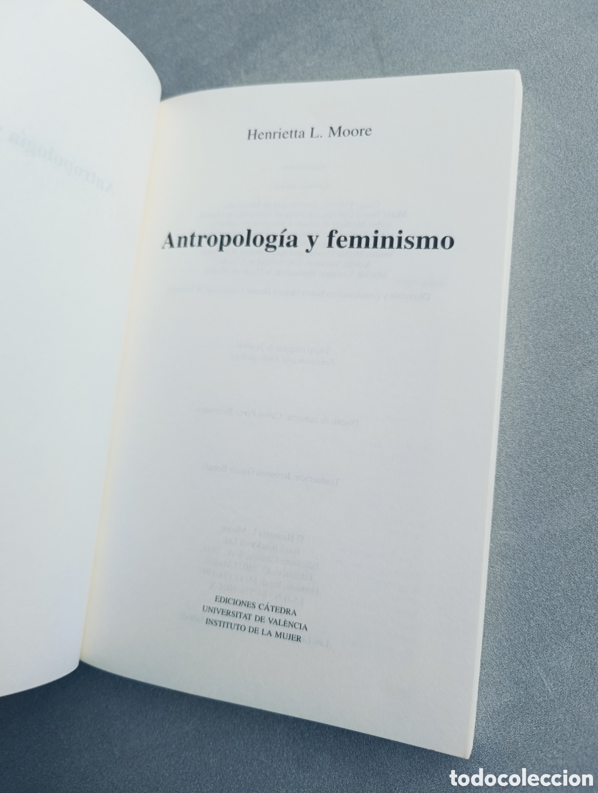 Libros de segunda mano: Antropolog&iacute;a y feminismo. Henrietta L. Moore - Foto 3