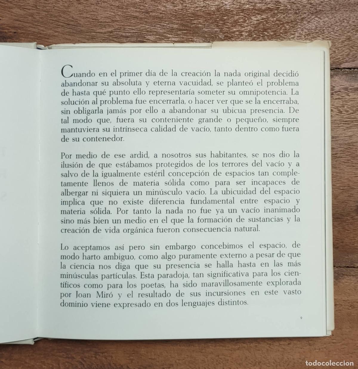 Libros de segunda mano: CREACI&Oacute;N EN EL ESPACIO. MIR&Oacute;, Joan. Ediciones Pol&iacute;grafa. 1972. - Foto 3