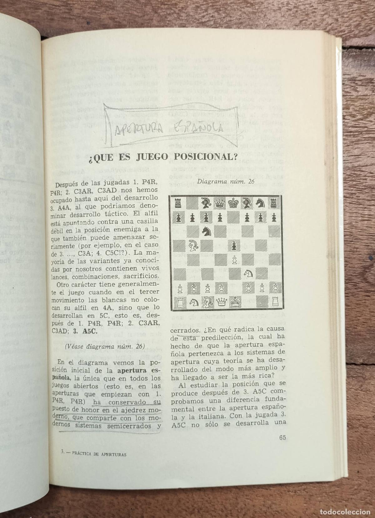 Libros de segunda mano: PR&Aacute;CTICA DE LAS APERTURAS EN EL AJEDREZ. PACHMAN, Ludek. Ediciones Mart&iacute;nez Roca. 1985. - Foto 3