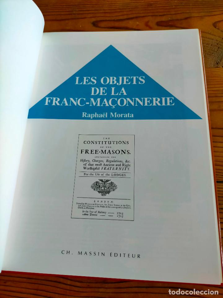 Libros de segunda mano: La franc-ma&ccedil;onnerie les secrets des objets Rapha&euml;l Morata CH Massin &Eacute;diteur - Foto 2