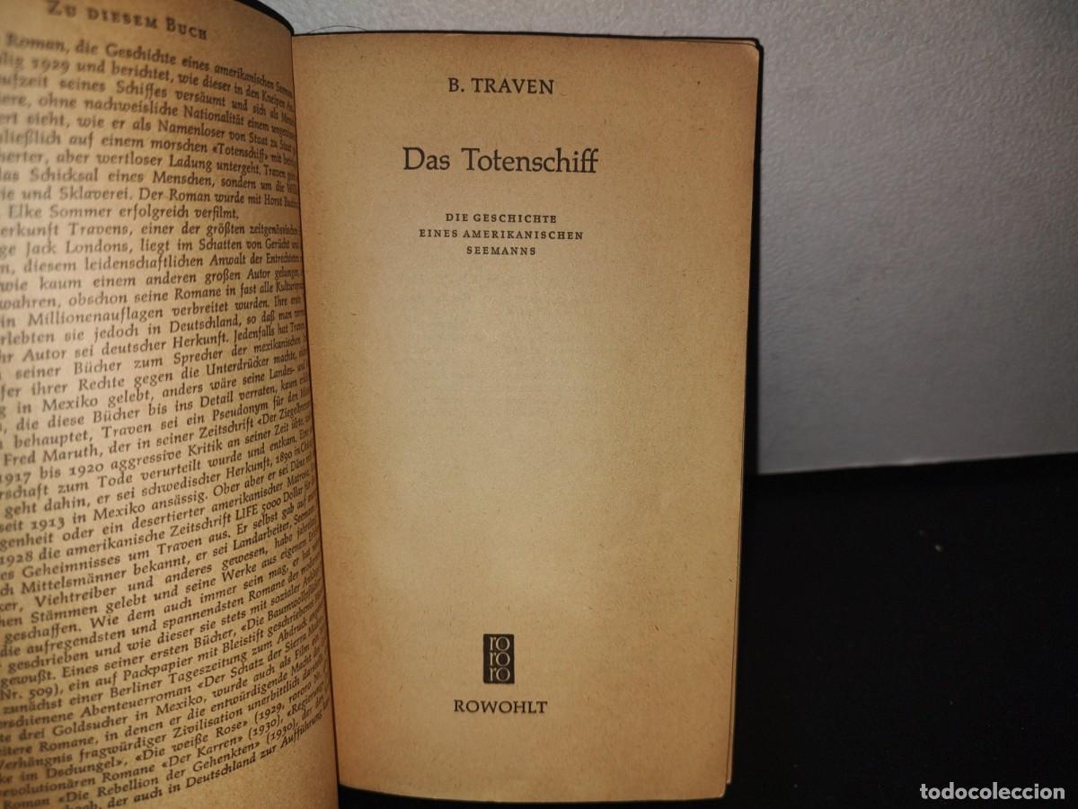 Libros de segunda mano: 128- ALEM&Aacute;N. DAS TOTENSCHIFF - B. TRAVEN - 1963 - Foto 3