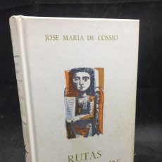 Libros de segunda mano: RUTAS LITERARIAS DE LA MONTAÑA. JOSÉ Mª DE COSSÍO. DIPUTACIÓN DE CANTABRIA, LIBRERÍA ESTVDIO 1989