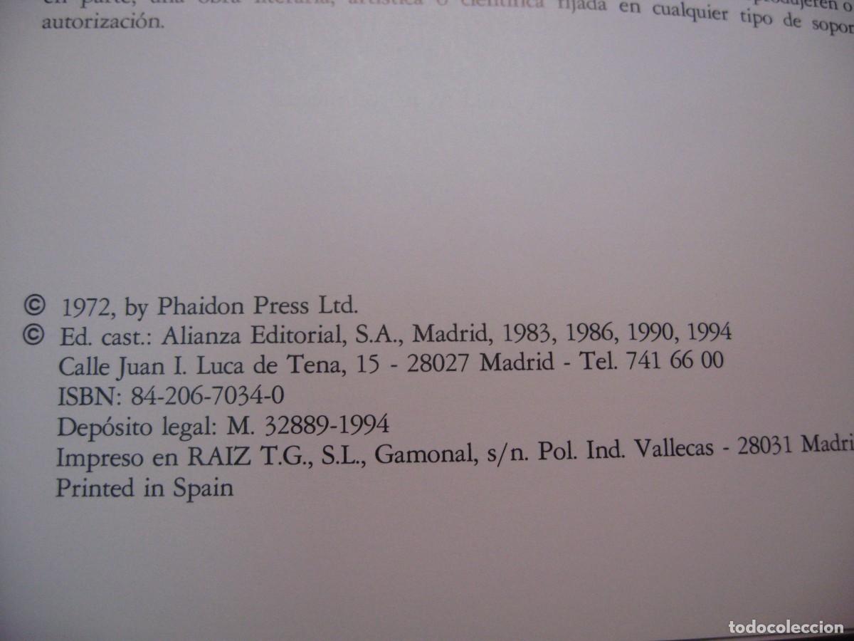 Libros de segunda mano: IMAGENES SIMBOLICAS. E.H. GOMBRICH. ALIANZA FORMA 1994. - Foto 4
