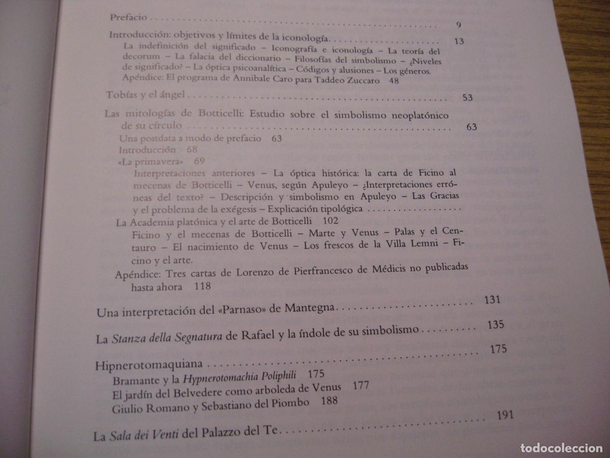 Libros de segunda mano: IMAGENES SIMBOLICAS. E.H. GOMBRICH. ALIANZA FORMA 1994. - Foto 5