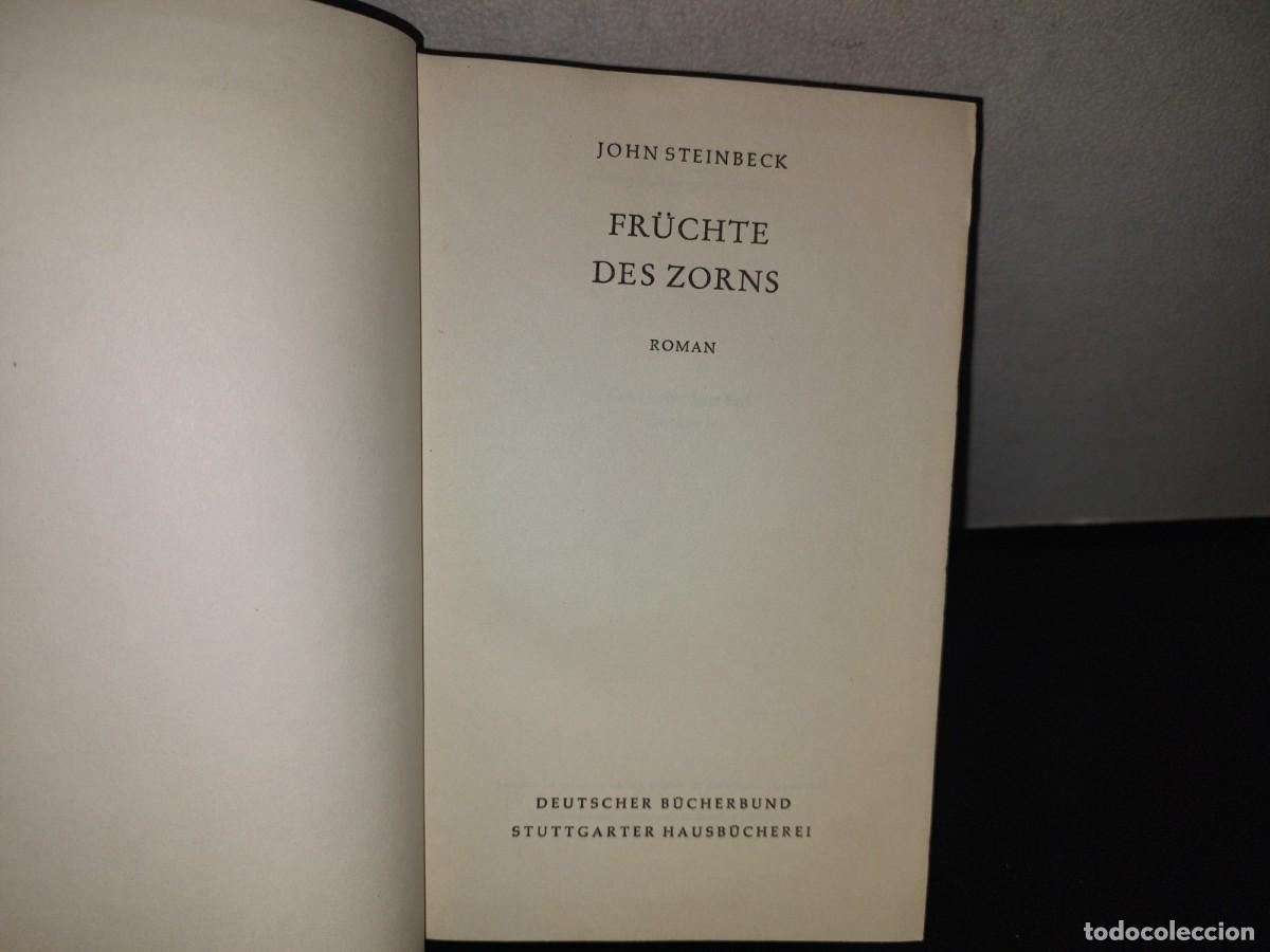 Libros de segunda mano: 128- ALEM&Aacute;N. FR&Uuml;CHTE DES ZORNS - JOHN STEINBECK - Foto 4