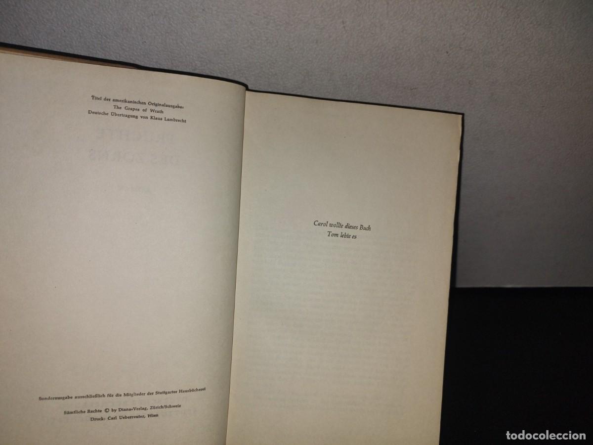 Libros de segunda mano: 128- ALEM&Aacute;N. FR&Uuml;CHTE DES ZORNS - JOHN STEINBECK - Foto 5