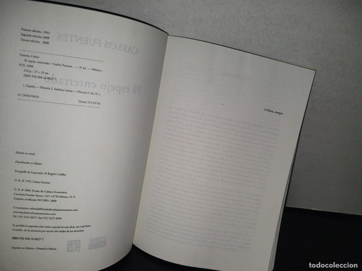 Libros de segunda mano: 128- EL ESPEJO ENTERRADO - CARLOS FUENTES - Foto 6