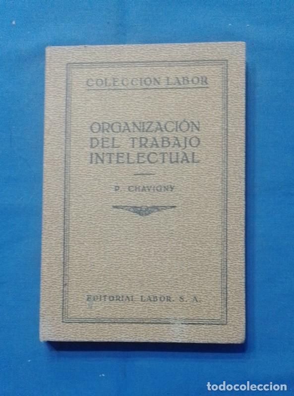 Libros de segunda mano: libro Organizaci&oacute;n del trabajo intelectual - Foto 1