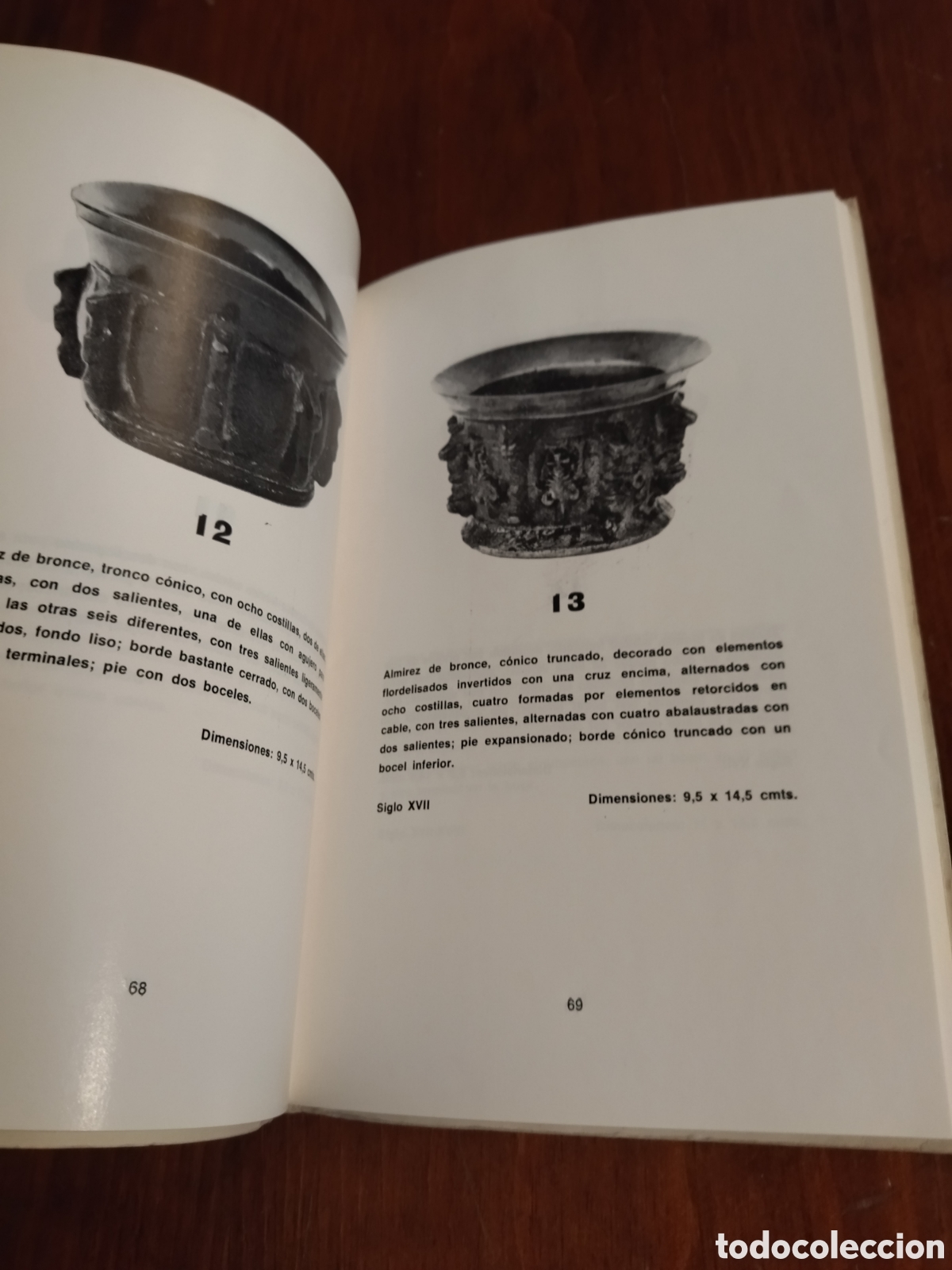 Libros de segunda mano: Cat&aacute;logo de los Almireces Colecci&oacute;n Palacio de Perelada 1967 - Mortero - Foto 7