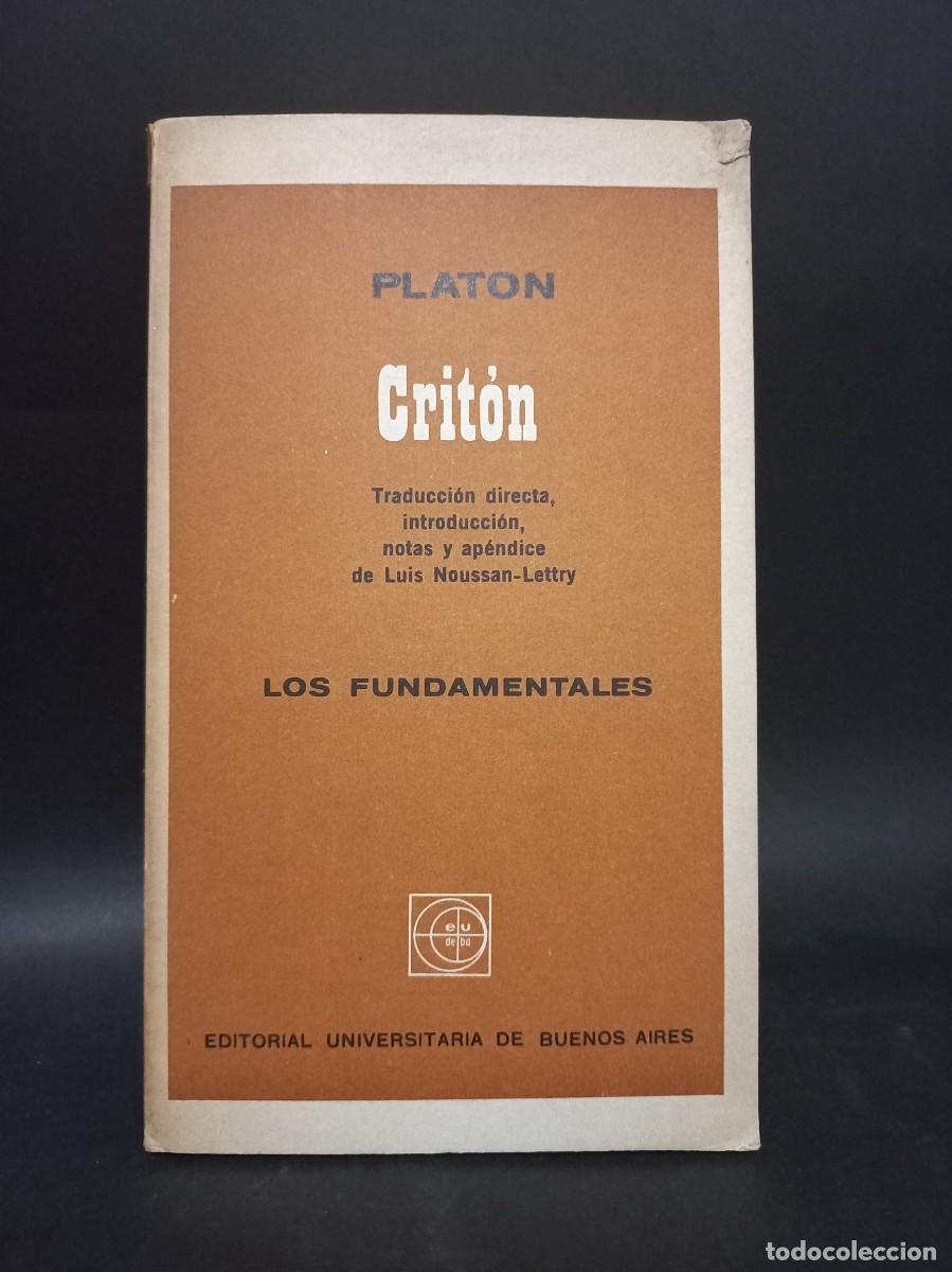 Libros de segunda mano: PLAT&Oacute;N - CRIT&Oacute;N - 1966 - Foto 1