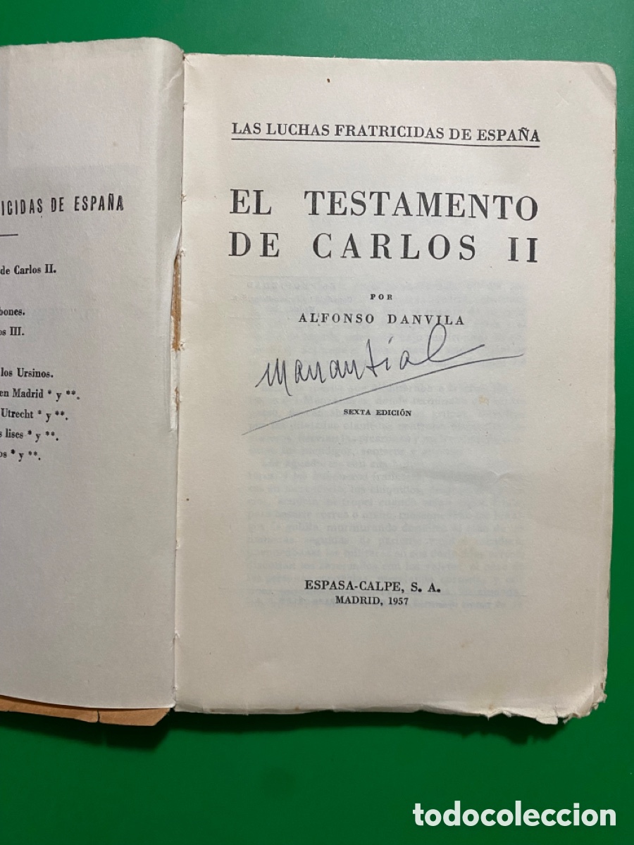Libros de segunda mano: Libro el testamento de Carlos II Alfonso Danvila 1957 - Foto 3
