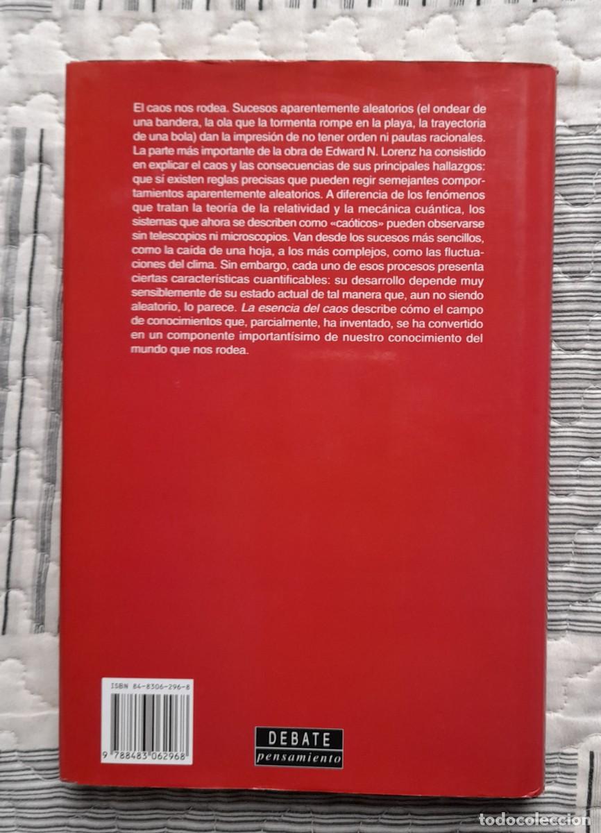 Libros de segunda mano: La esencia del caos. Edward N. Lorenz - Foto 2