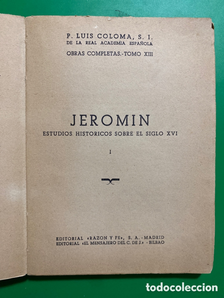 Libros de segunda mano: Libro Jeromin I Luis Coloma 1951 - Foto 2