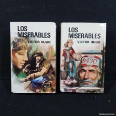Libros de segunda mano: LOTE DE 2 LIBROS - LOS MISERABLES - VICTOR HUGO - EDITORIAL PETRONIO / 23.994