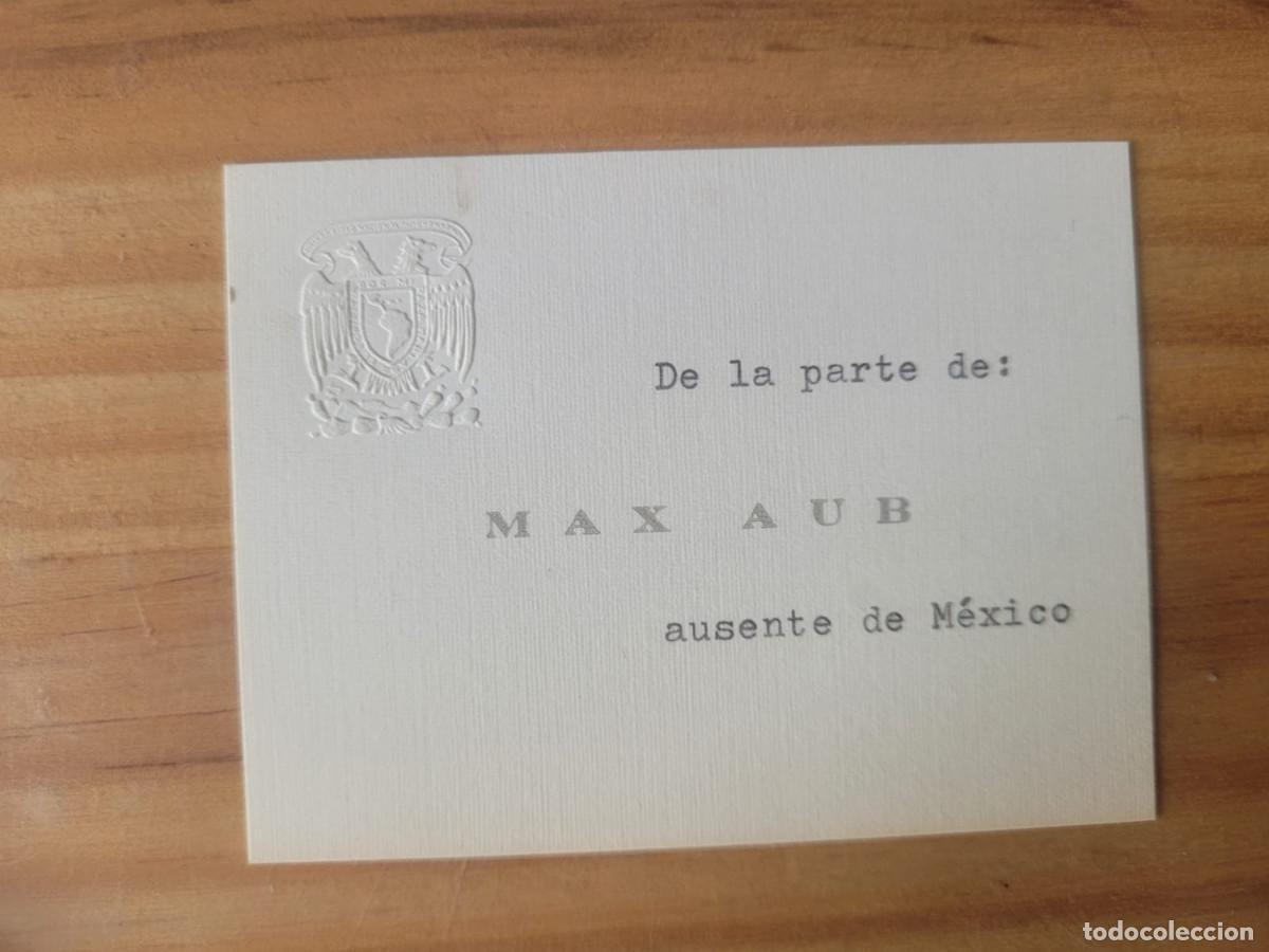Libros de segunda mano: ANTOLOG&Iacute;A TRADUCIDA - MAX AUB (PRIMERA EDICI&Oacute;N, M&Eacute;XICO, 1963) - Foto 6