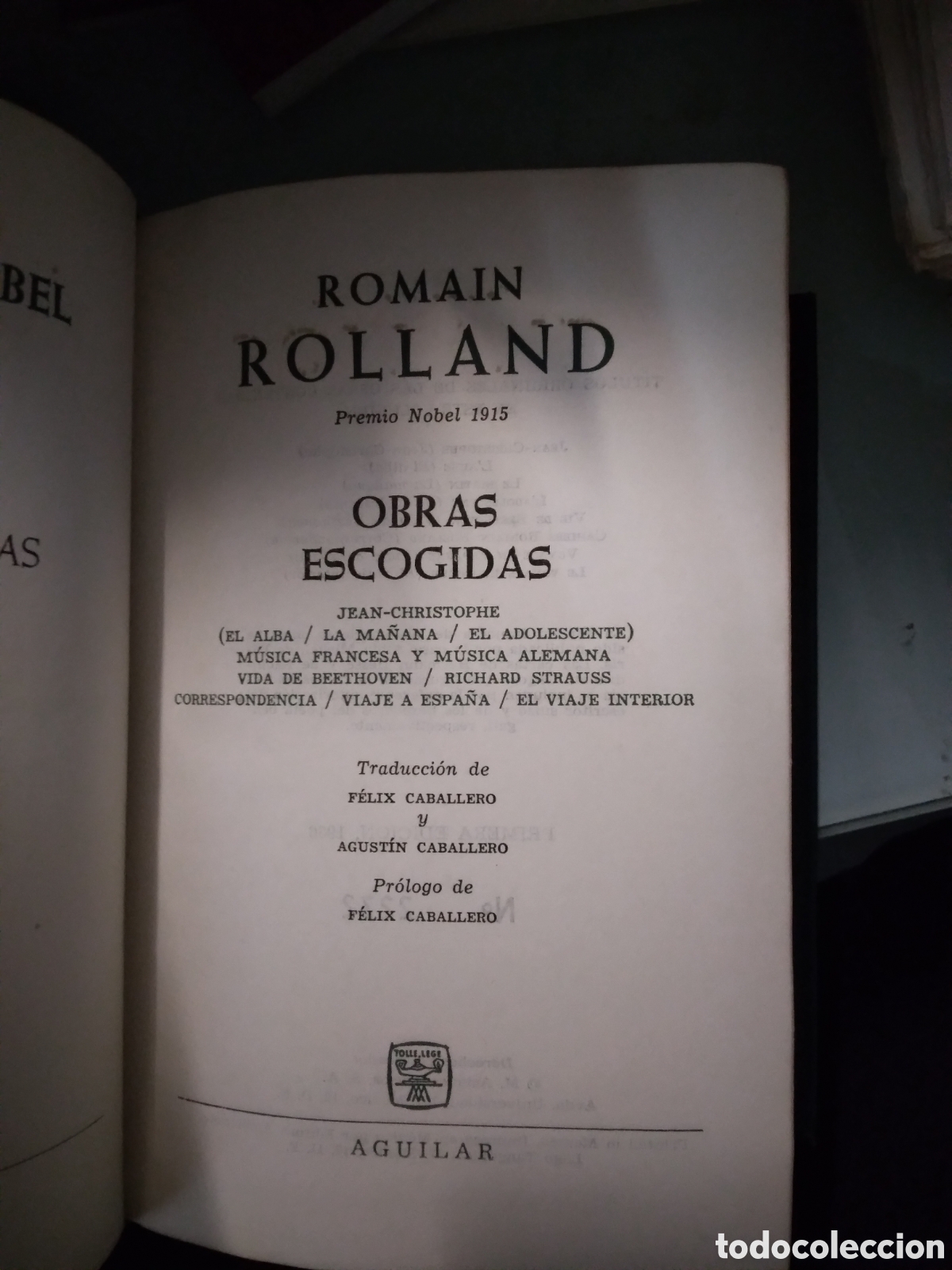 Libros de segunda mano: Romain Rolland, Obras escogidas, Aguilar - Foto 3