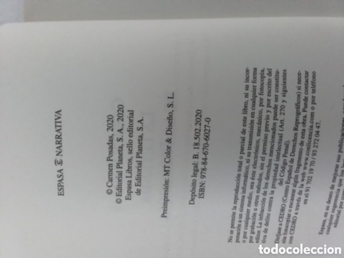 Libros de segunda mano: Libro Carmen Posadas - Foto 4