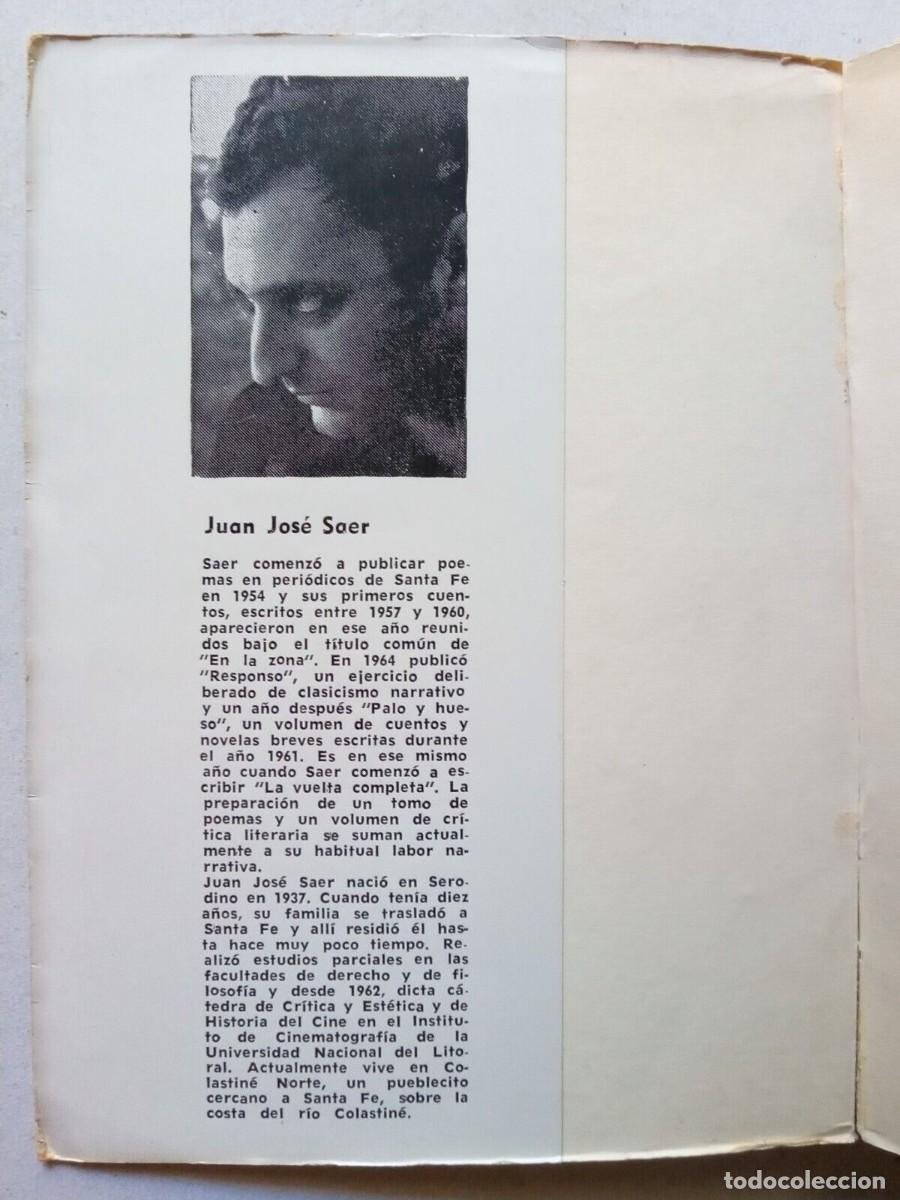 Libros de segunda mano: Saer, Juan Jos&eacute; - La Vuelta Completa - Primera Edici&oacute;n - (1966) - Foto 2