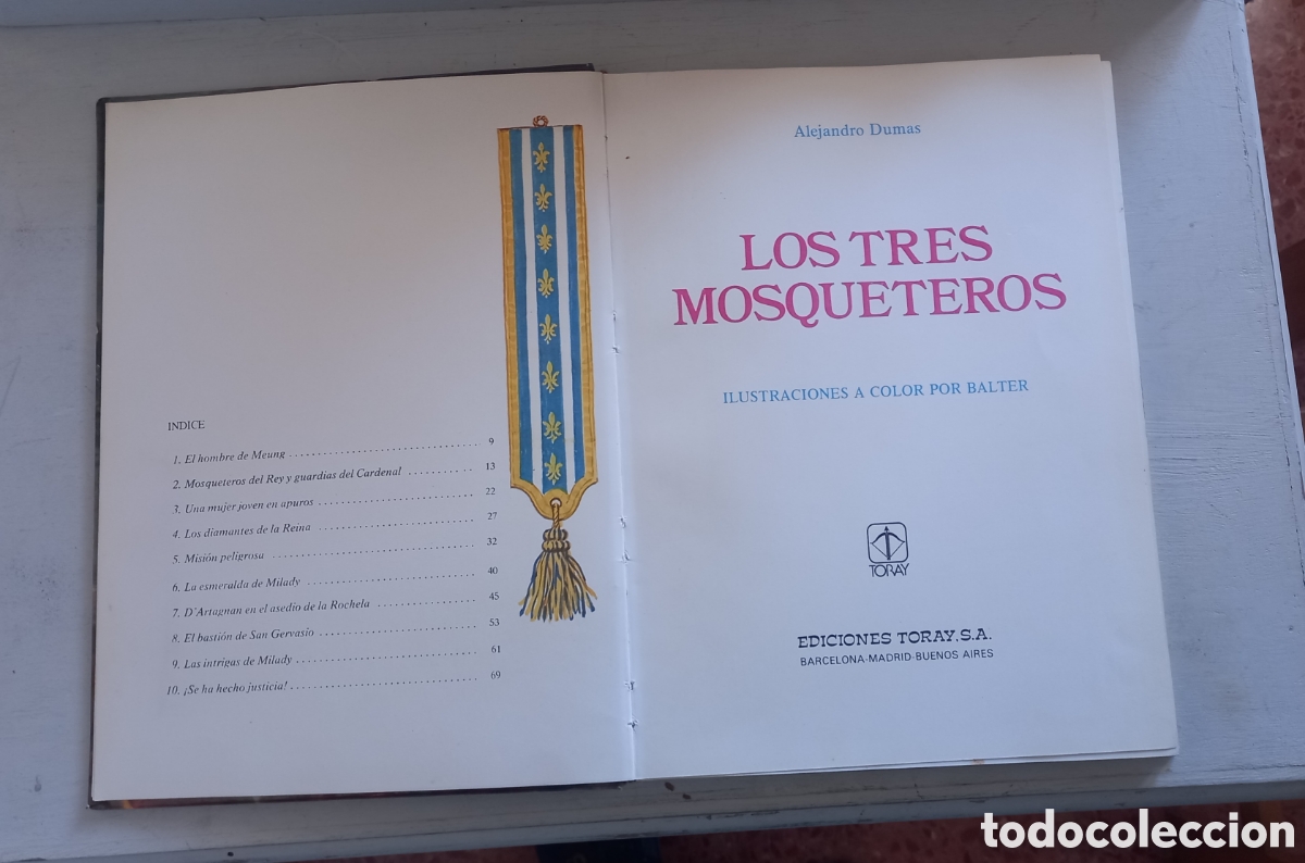 Libros de segunda mano: Los tres mosqueteros. Toray, 1980 - Foto 3