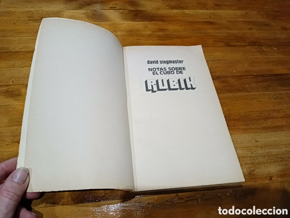 Libros de segunda mano: Notas sobre el cubo de Rubik - Foto 2