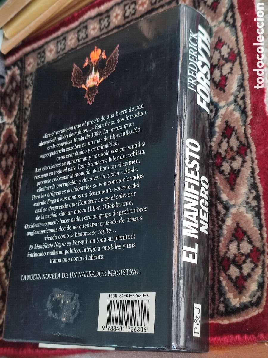 Libros de segunda mano: Frederick Forsyth El manifiesto negro - Foto 2