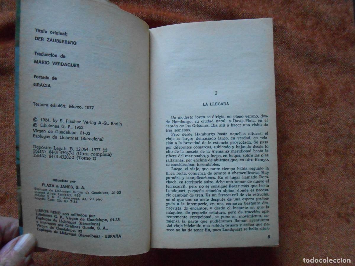 Libros de segunda mano: LA MONTA&Ntilde;A M&Aacute;GICA -Thomas Mann - Foto 2