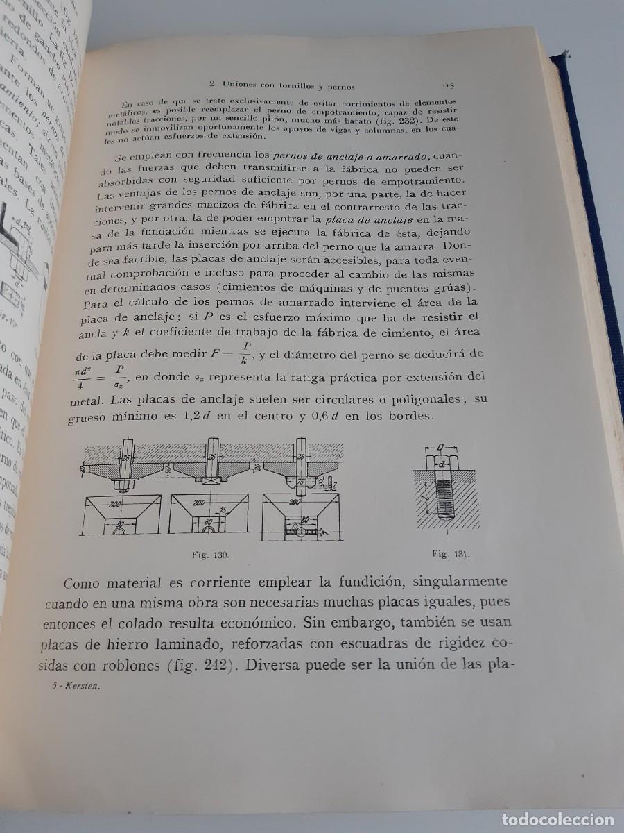 Libros de segunda mano: Empleo del hierro en la construcci&oacute;n Kersten - Foto 7