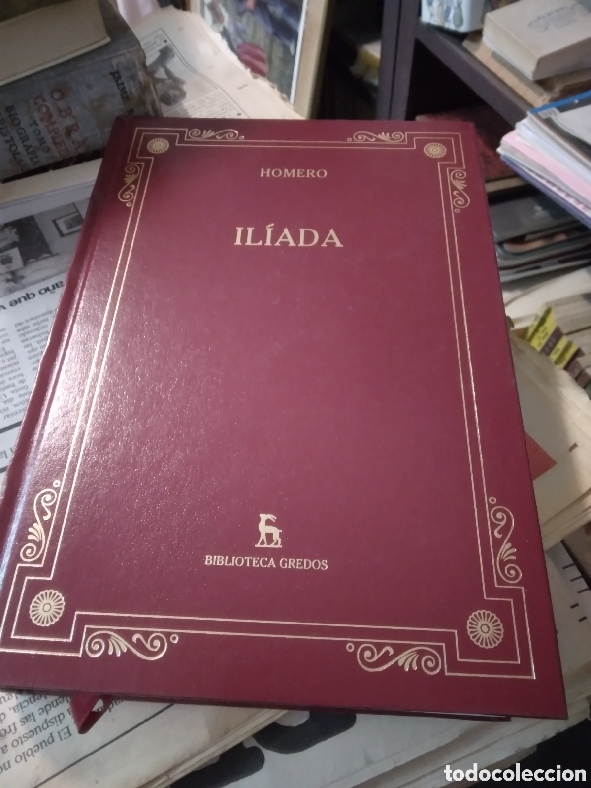 Libros de segunda mano: Homero, Iliada,.Biblioteca Gredos - Foto 1
