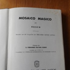 Libros de segunda mano: RODEN. MOSAICO MAGICO. CIRCULO ESPAÑOL ARTES MAGICAS. MAYMO BARCELONA 1961. MAGIA PRESTIDIGITACION