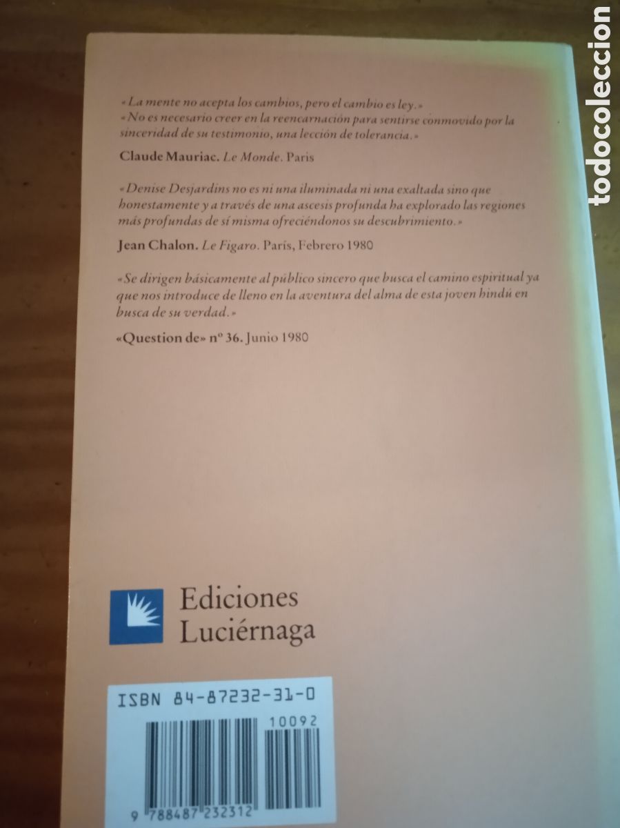 Libros de segunda mano: De nacimiento en nacimiento. Denise Desjardins. - Foto 2