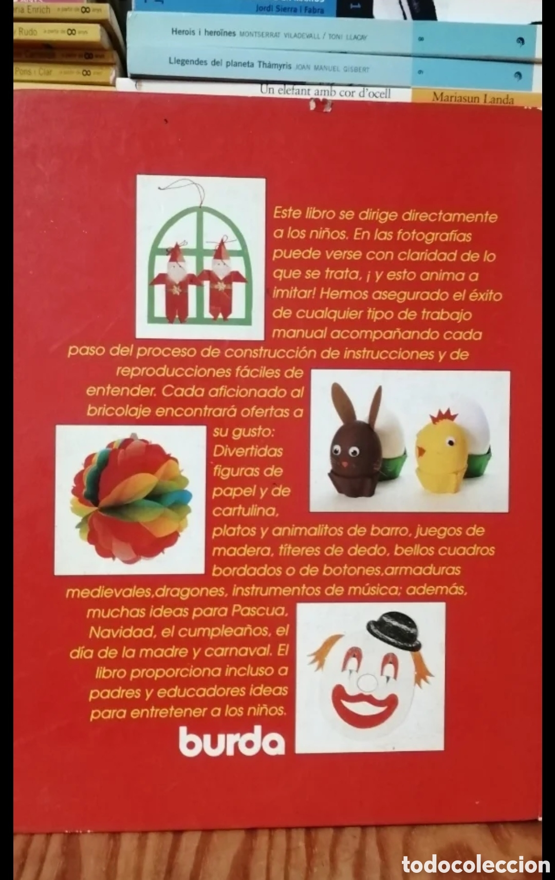 Libros de segunda mano: Gran libro de trabajos manuales para ni&ntilde;os. Burda 1992 - Foto 2