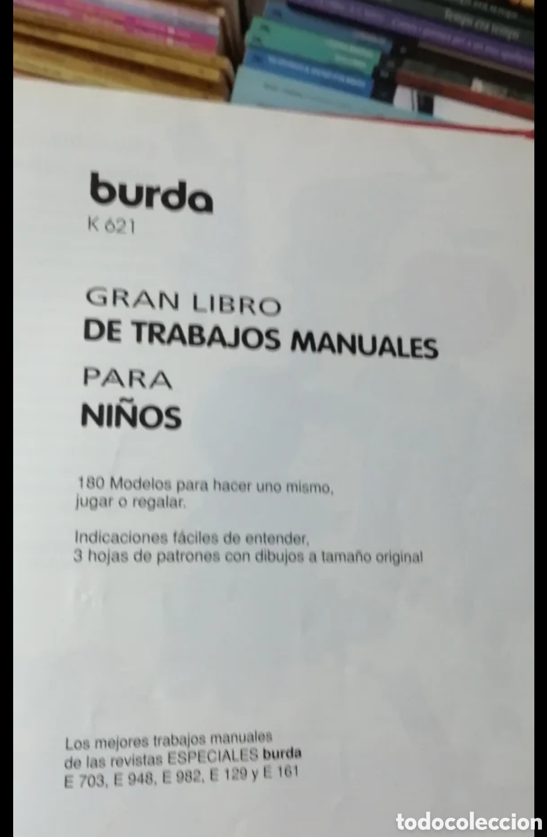 Libros de segunda mano: Gran libro de trabajos manuales para ni&ntilde;os. Burda 1992 - Foto 3
