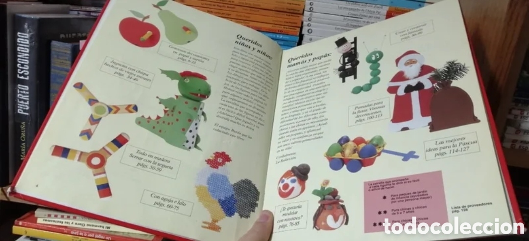 Libros de segunda mano: Gran libro de trabajos manuales para ni&ntilde;os. Burda 1992 - Foto 4