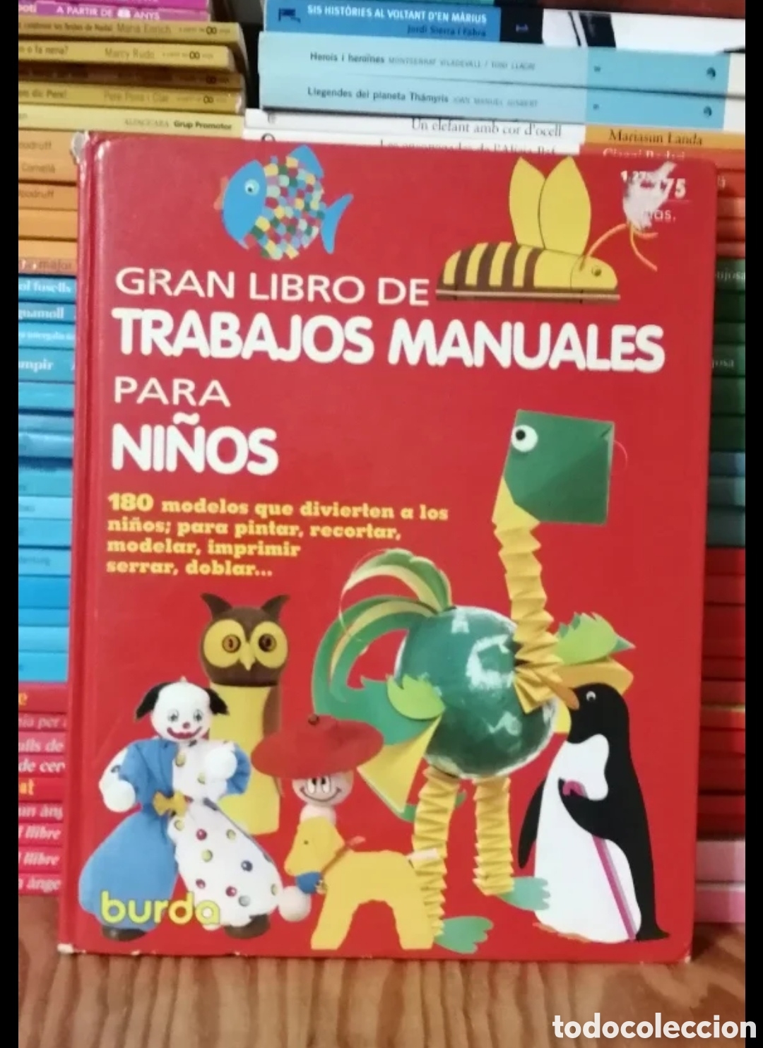 Libros de segunda mano: Gran libro de trabajos manuales para ni&ntilde;os. Burda 1992 - Foto 1