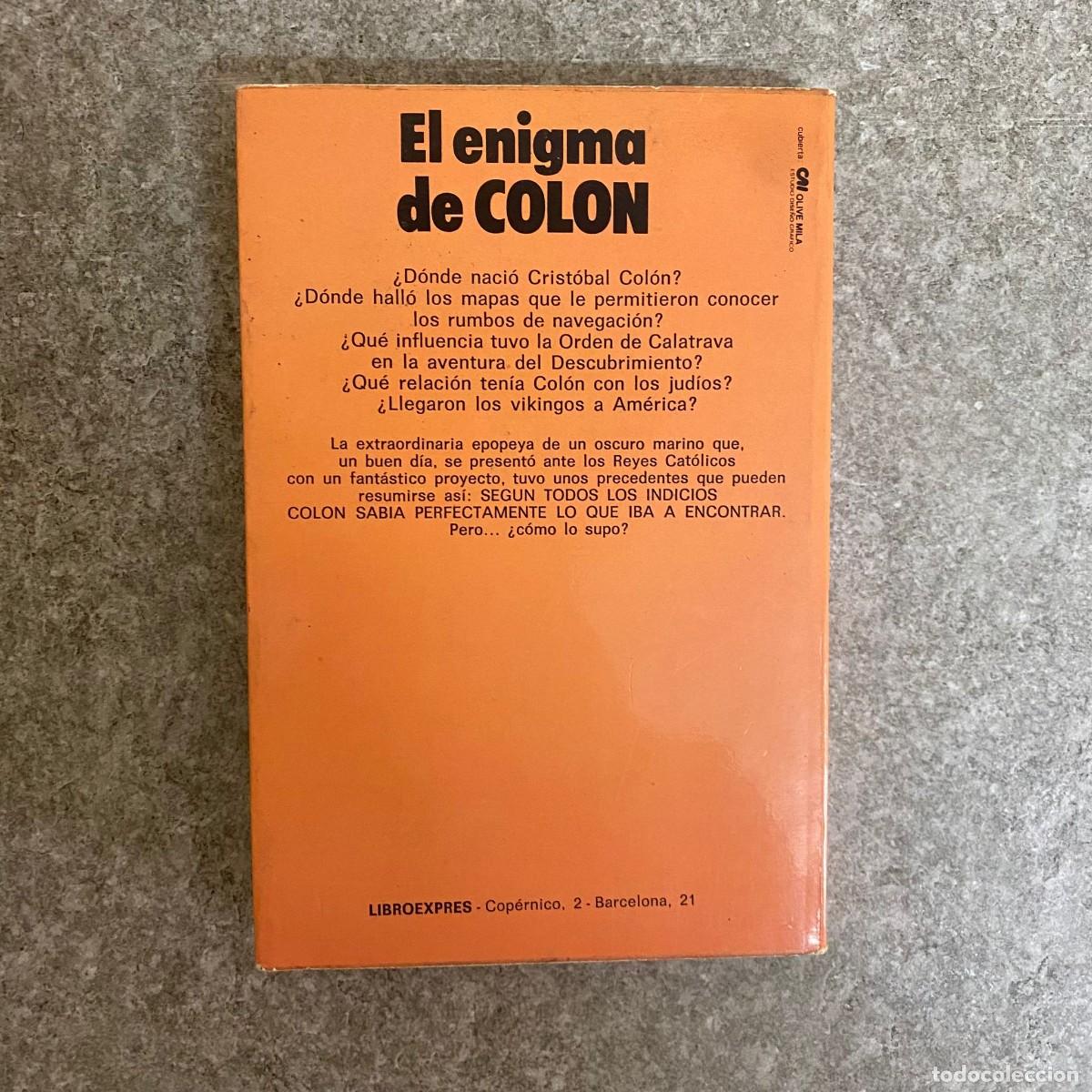 Libros de segunda mano: El enigma de Col&oacute;n - P. de Frutos - Foto 2