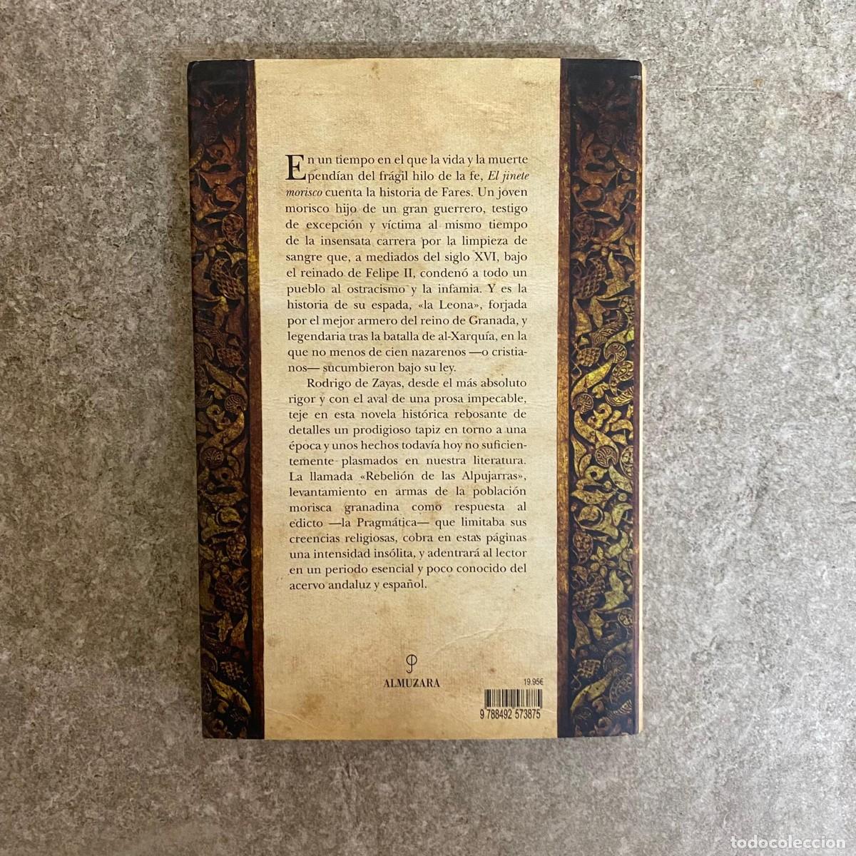 Libros de segunda mano: El jinete morisco - Rodrigo de Zayas - Foto 2