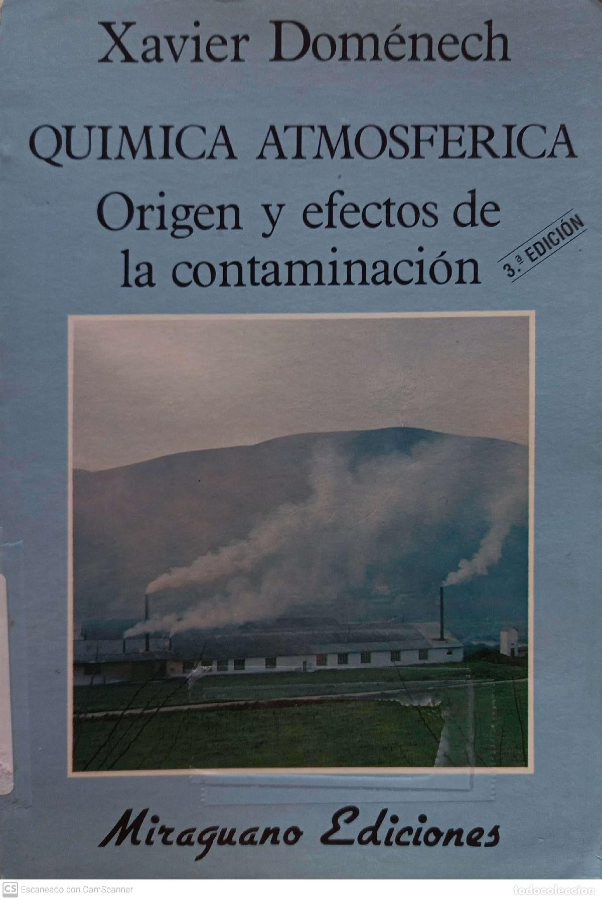 Libros de segunda mano: Qu&iacute;mica Atmosf&eacute;rica - Xavier Domenech - Foto 1