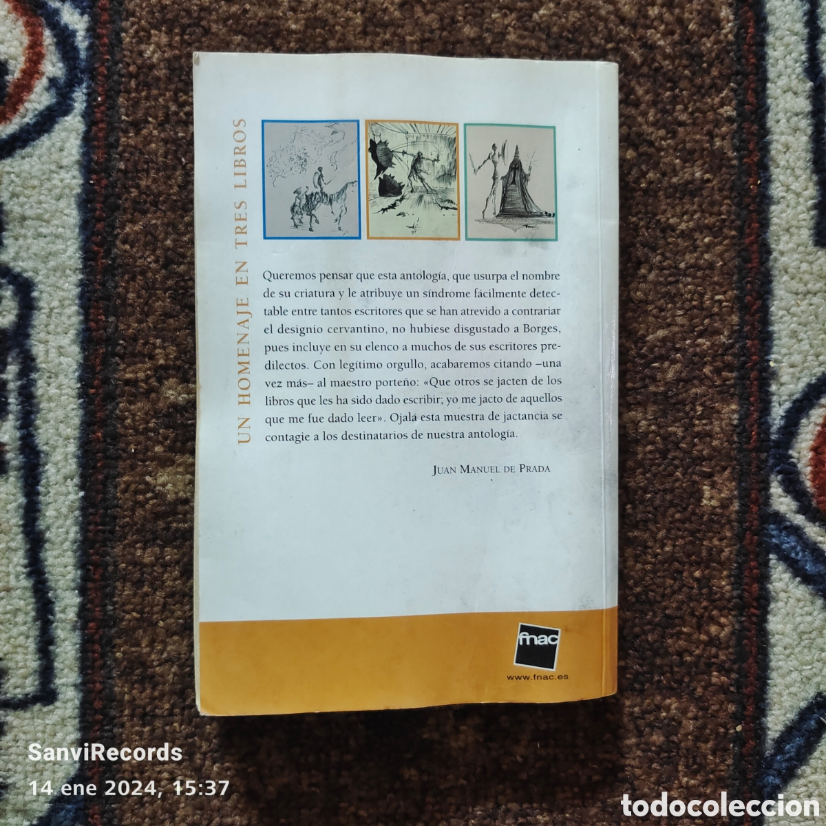 Libros de segunda mano: EL S&Iacute;NDROME DE PIERRE MENARD (JUAN MANUEL DE PRADA) - Foto 2