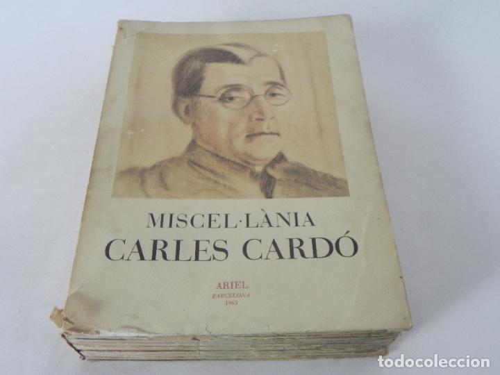 Libros de segunda mano: MISCEL&middot;L&Agrave;NIA CARLES CARD&Oacute; ARIEL-1963 (EN CATAL&Aacute;N) - Foto 4